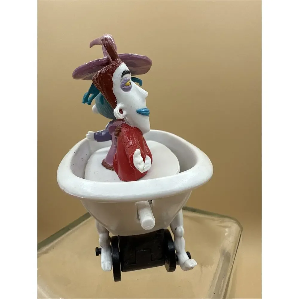 Nightmare Before Christmas 1993 Lock Shock Barrel Roll Along Toy Figure Applause